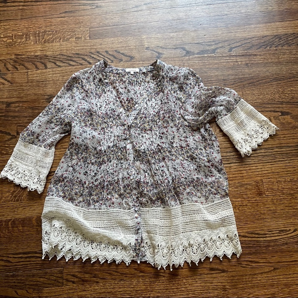 Sundance Silk Floral Blouse